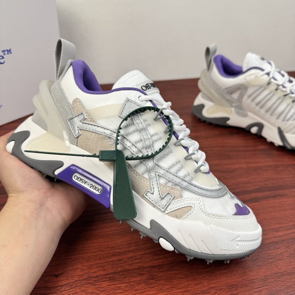 Off-White ODSY-1000 White Purple Sneakers — model