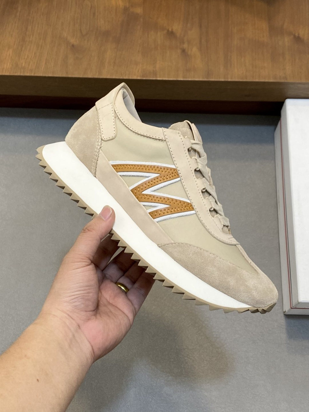 Moncler Men's Low-Top Mesh Sneakers — model