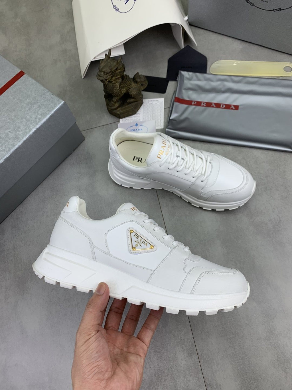 Prada Black Low-Top Sneakers — model