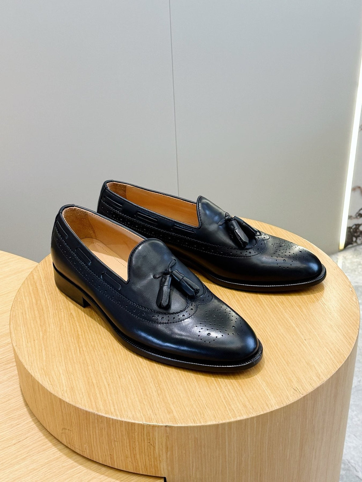 Loro Piana Suede Tassel Loafers — front