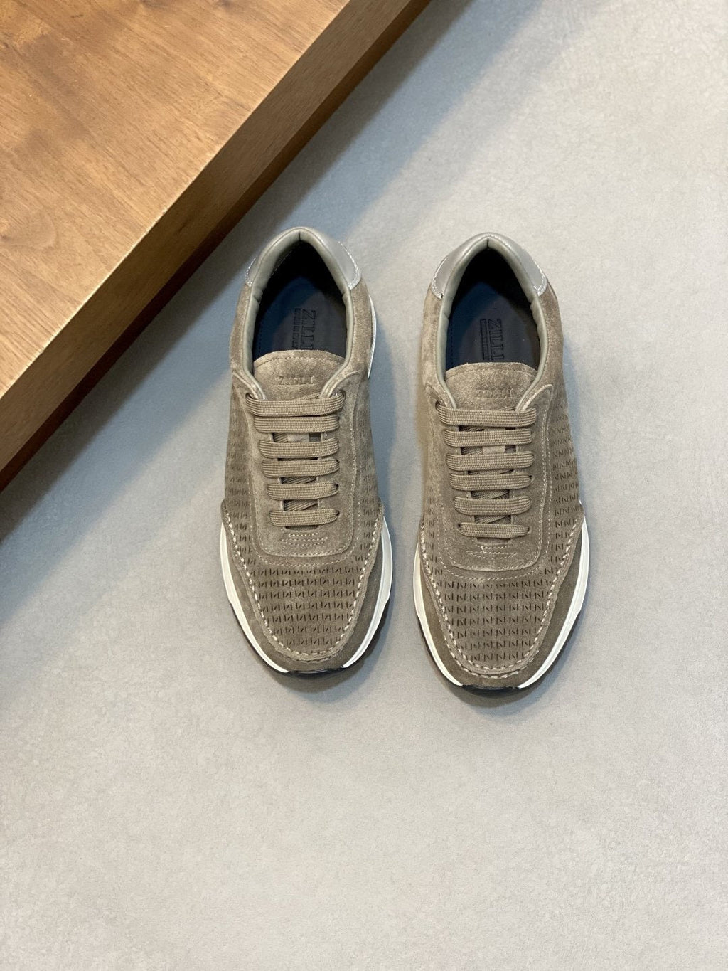 Zilli Stitched Low-Top Sneakers — front