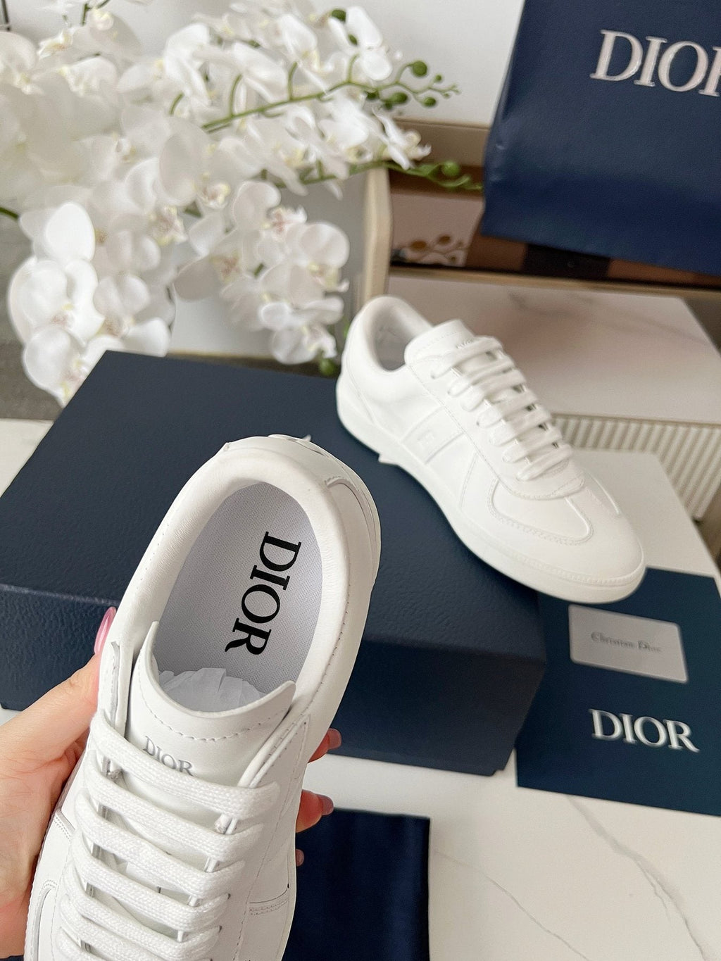 Dior B01 Low-Top Sneakers — back