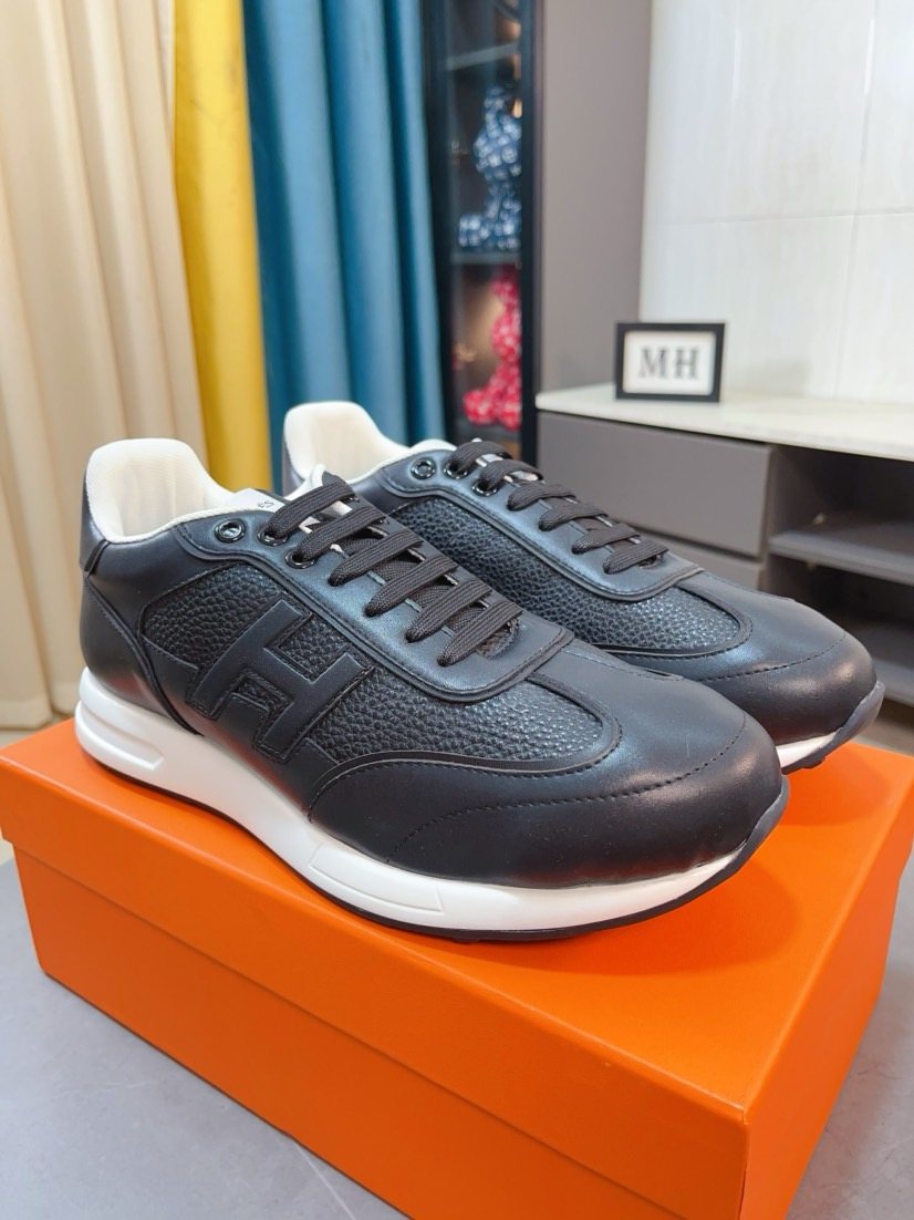 Hermès H-Panel Low-Top Sneakers — hero
